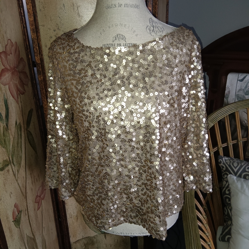Jennifer Lopez sequins blouse